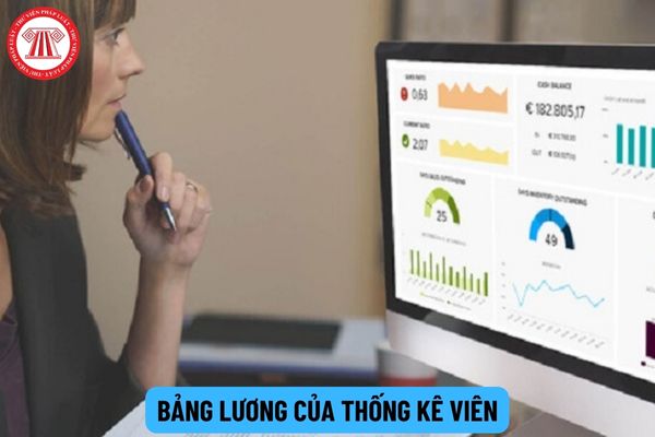 Bảng lương của Thống kê viên kể từ ngày 15/11/2023 ra sao?