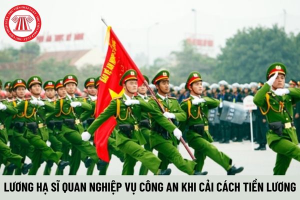 Lương hạ sĩ quan nghiệp vụ công an khi cải cách tiền lương từ 1/7/2024 được tính như thế nào?