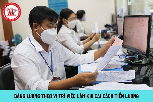 Chính thức có bảng lương theo vị trí việc làm 2024 khi cải cách tiền lương theo Nghị quyết 27 chưa?