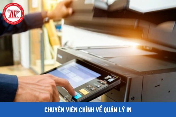 Chuyên viên chính về quản lý in yêu cầu phải có trình độ ra sao?