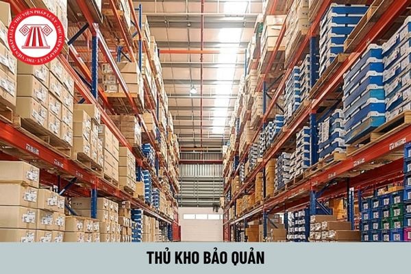 Thủ kho bảo quản có hệ số lương là bao nhiêu?