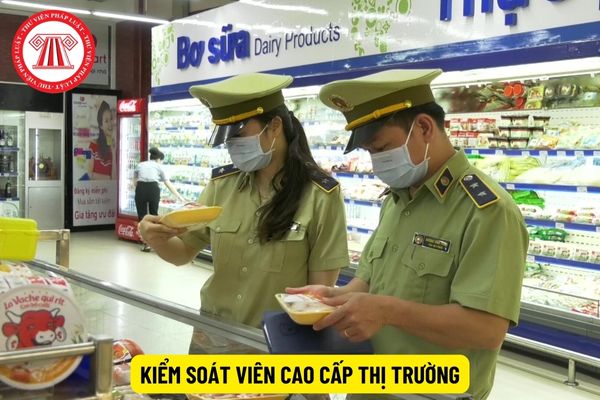 Kiểm soát viên cao cấp thị trường có hệ số lương bao nhiêu?