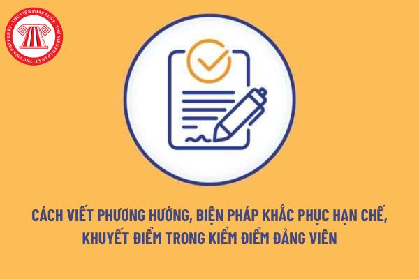 Cách viết phương hướng, biện pháp khắc phục hạn chế, khuyết điểm trong kiểm điểm đảng viên cuối năm dành cho cán bộ, công, viên chức?