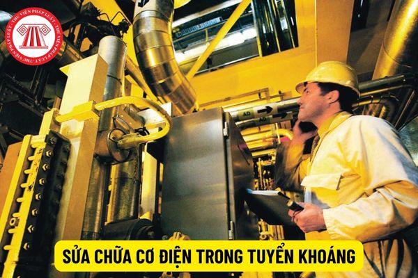 Chỉ được phép chui vào trong máy, gầm máy ở nhà máy tuyển khoáng để sửa chữa cơ điện trong trường hợp nào?