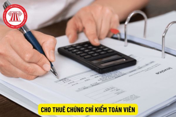 Cho thuê Chứng chỉ kiểm toán viên bị phạt bao nhiêu tiền?