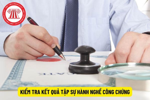 Người không đủ điều kiện tham dự kiểm tra kết quả tập sự hành nghề công chứng có được trả lại tiền phí đã nộp không?