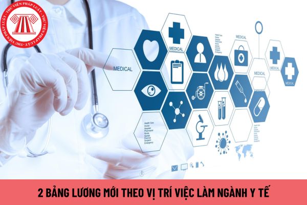 2 bảng lương mới theo vị trí việc làm ngành y tế từ 1/7/2024 như thế nào?