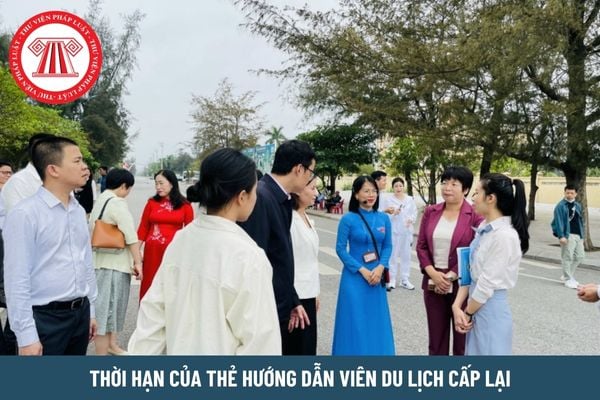 Thời hạn của thẻ hướng dẫn viên du lịch cấp lại được tính như thế nào?