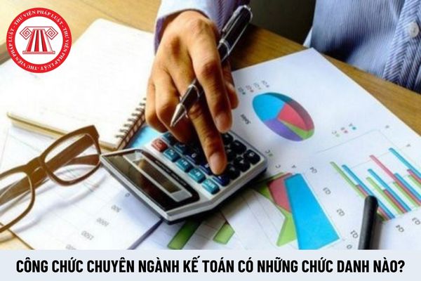 Công chức chuyên ngành kế toán có những chức danh nào?