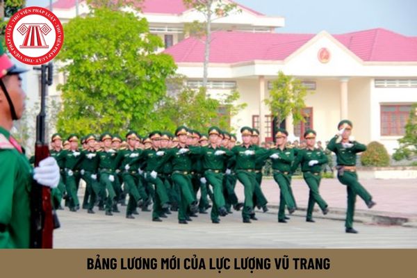 Toàn bộ bảng lương mới từ 1/7/2024 của lực lượng vũ trang hoàn thiện chế độ nâng bậc lương trước thời hạn đúng không?