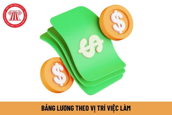 Toàn bộ bảng lương theo vị trí việc làm từ 1/7/2024 áp dụng cho 09 đối tượng gồm những khoản tiền nào?