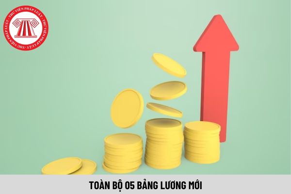 Toàn bộ 05 bảng lương mới từ 1/7/2024 của CBCCVC và LLVT thay đổi cách tính lương so với 07 bảng lương hiện hành như thế nào?