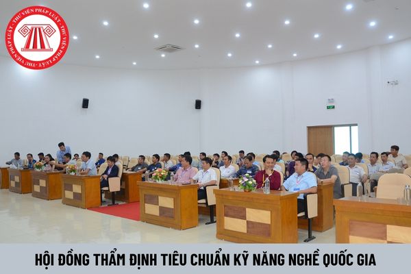 Số lượng thành viên của Hội đồng thẩm định tiêu chuẩn kỹ năng nghề quốc gia là bao nhiêu?