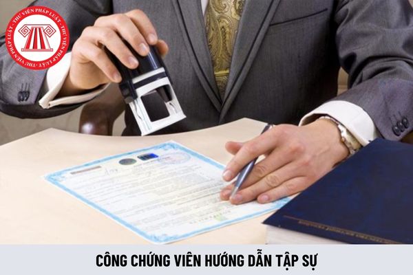 Công chứng viên bị xử lý kỷ luật sau bao lâu mới được làm người hướng dẫn tập sự?