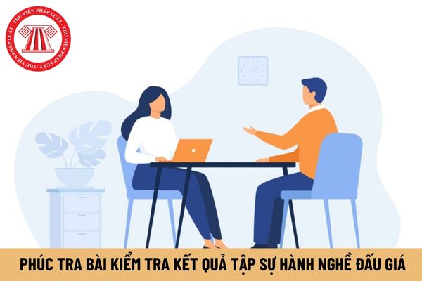 Có được phúc tra bài kiểm tra vấn đáp kết quả tập sự hành nghề đấu giá không?