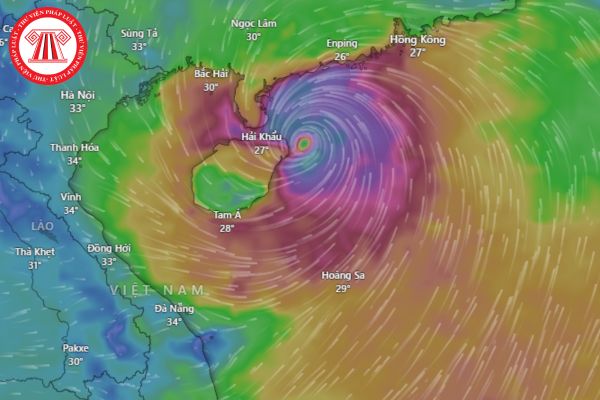 Tâm bão YAGI ở đâu? Thông báo khẩn nghỉ bão YAGI cho người lao động, nhân viên có nội dung gì?