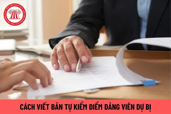 Cách viết Bản tự kiểm điểm đảng viên dự bị 2024 mới nhất hiện nay?