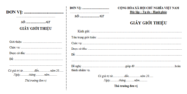 Download mẫu giấy giới thiệu công ty file word