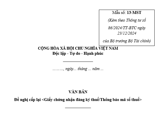 MẪU 13