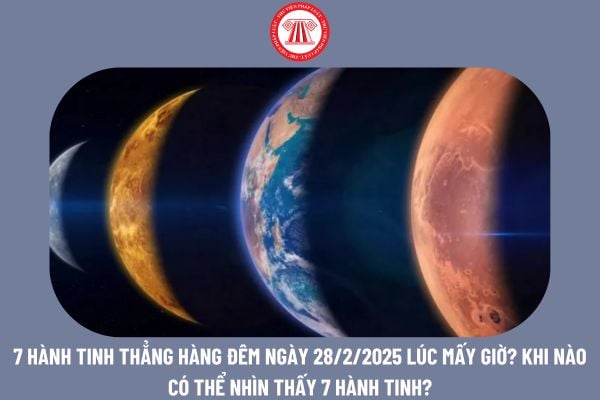 7 hành tinh thẳng hàng đêm ngày 28/2/2025 lúc mấy giờ? Khi nào có thể nhìn thấy 7 hành tinh? Nhìn thấy 7 hành tinh có giúp may mắn thuận lợi trong công việc?