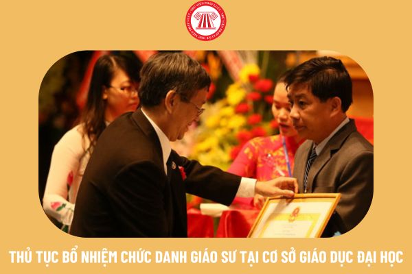 Thủ tục bổ nhiệm chức danh giáo sư tại cơ sở giáo dục đại học thực hiện như thế nào?