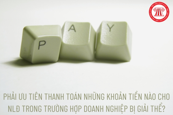 Phải ưu tiên thanh toán những khoản tiền nào cho người lao động trong trường hợp doanh nghiệp bị giải thể?