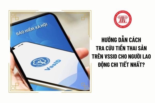 Hướng dẫn cách tra cứu tiền thai sản trên VssID cho người lao động chi tiết nhất?