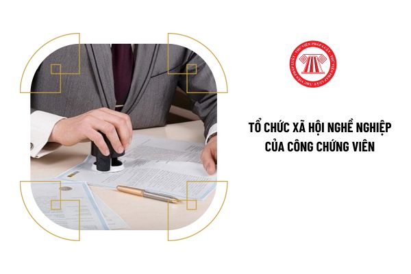 Tổ chức xã hội nghề nghiệp của công chứng viên là gì?