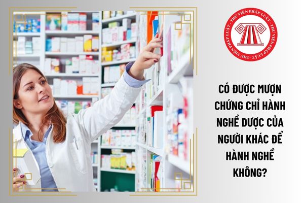 Có được mượn Chứng chỉ hành nghề dược của người khác để hành nghề không?