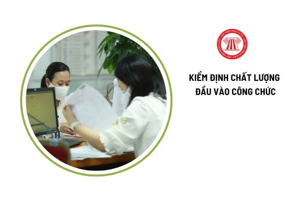 Ai có thẩm quyền quyết định thành lập Hội đồng kiểm định chất lượng đầu vào công chức?