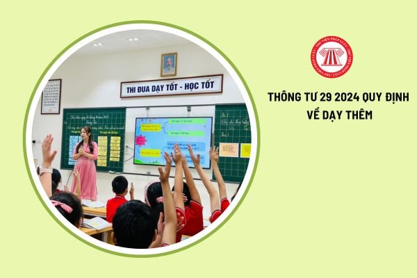 Thông tư 29 2024 quy định về dạy thêm học thêm áp dụng đối với đối tượng nào? Giáo viên có được dạy thêm đối với học sinh tiểu học không?