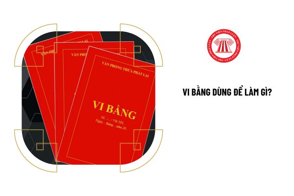 Vi bằng dùng để làm gì? Khi lập vi bằng, Thừa phát lại có phải giải thích rõ về giá trị pháp lý của vi bằng không?