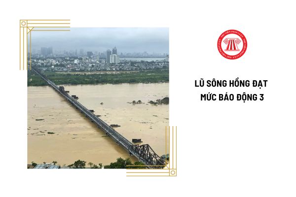 Lũ sông Hồng đạt mức báo động 3 khi cao bao nhiêu? 