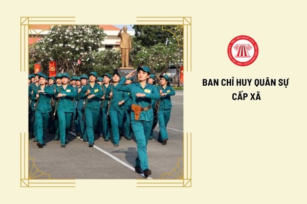 Các chức vụ chỉ huy của Ban chỉ huy quân sự cấp xã do ai bổ nhiệm?