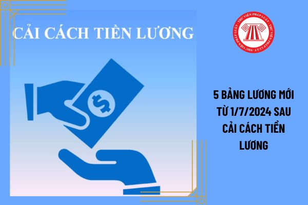 5 bảng lương mới từ 1/7/2024 sau cải cách tiền lương có thể thấp hơn mức lương hiện hưởng có đúng không?