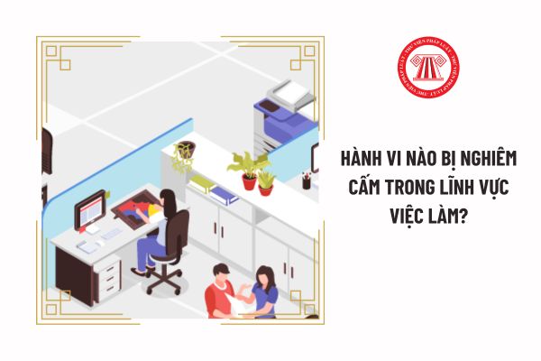 Hành vi nào bị nghiêm cấm trong lĩnh vực việc làm?