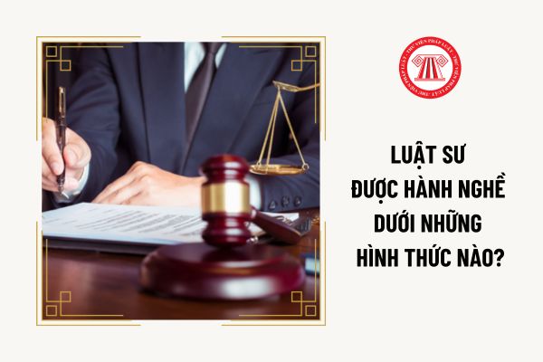 Luật sư được hành nghề dưới những hình thức nào?