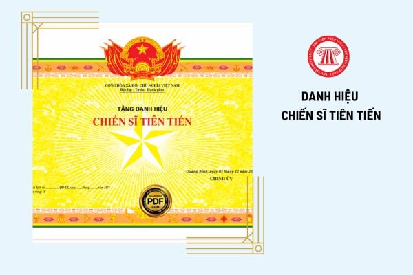 Mức tiền thưởng của danh hiệu Chiến sĩ tiên tiến dành cho cán bộ công chức viên chức là bao nhiêu?