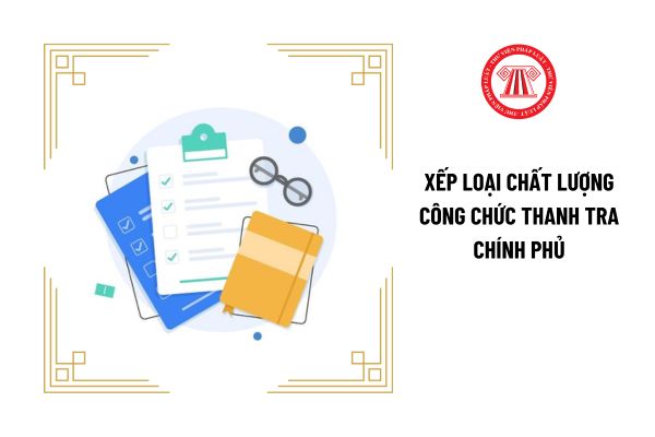 Tiêu chí xếp loại chất lượng công chức Thanh tra Chính phủ ở mức hoàn thành nhiệm vụ là gì?