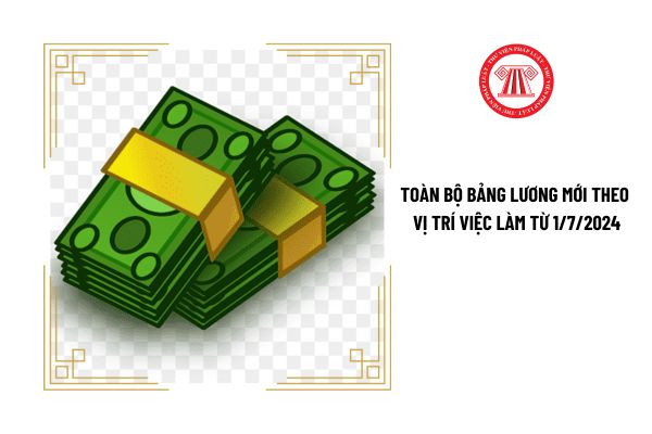 Toàn bộ bảng lương mới theo vị trí việc làm từ 1/7/2024 mở rộng quan hệ tiền lương như thế nào?