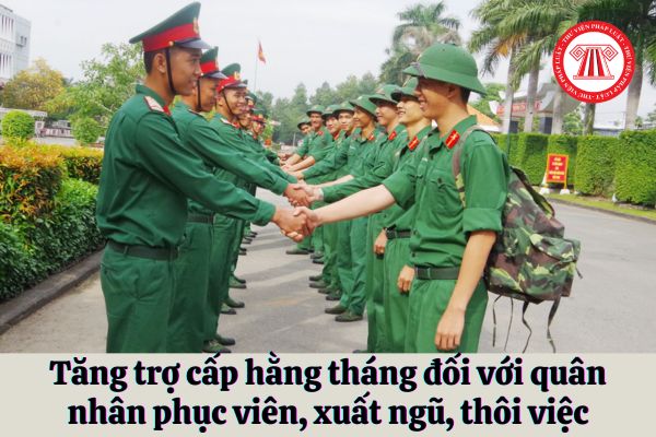 Trợ cấp hằng tháng đối với quân nhân phục viên được thay đổi như thế nào sau khi điều chỉnh tại Thông tư 82/2023/TT-BQP?