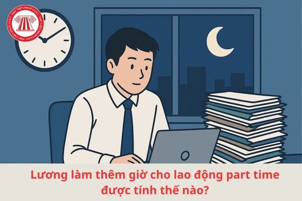 Lương làm thêm giờ cho lao động part time được tính thế nào?