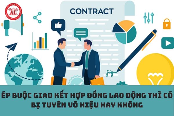 Ép buộc giao kết hợp đồng lao động thì có bị tuyên vô hiệu hay không?