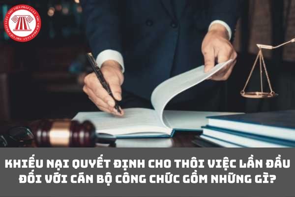 Khiếu nại quyết định cho thôi việc lần đầu đối với cán bộ công chức gồm những gì?