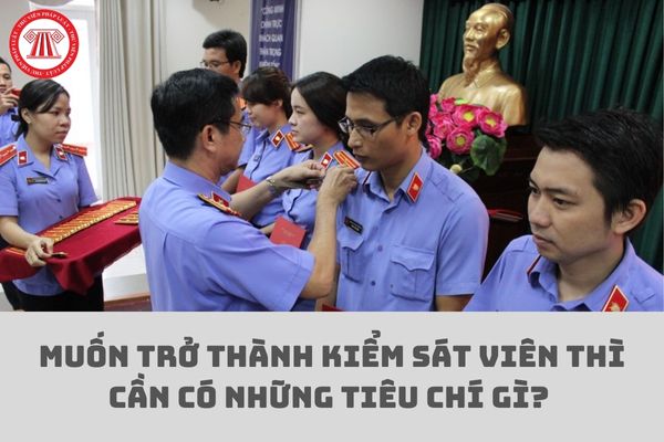 Muốn trở thành Kiểm sát viên thì cần có những tiêu chí gì? 