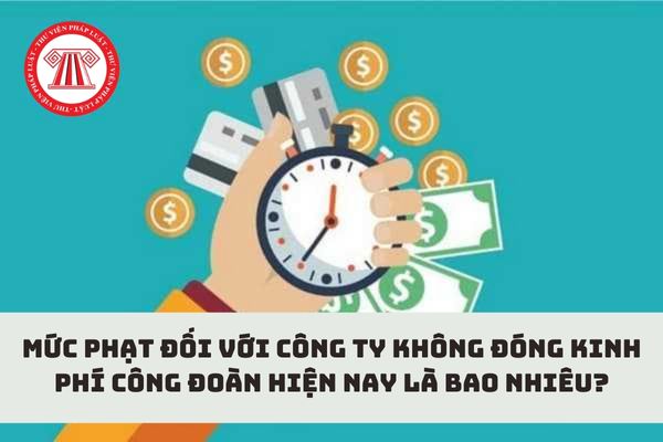 Mức phạt đối với công ty không đóng kinh phí công đoàn hiện nay là bao nhiêu?