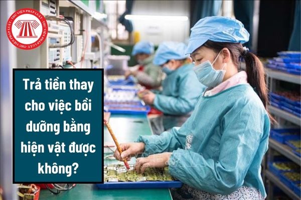 Người sử dụng lao động trả tiền thay cho việc bồi dưỡng bằng hiện vật được không?