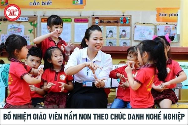 Giáo viên mầm non được bổ nhiệm theo chức danh nghề nghiệp