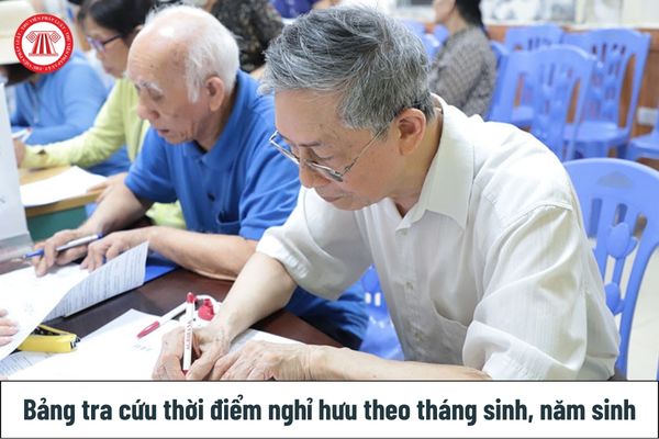 Bảng tra cứu thời điểm nghỉ hưu theo tháng sinh, năm sinh mới nhất trong trường hợp nghỉ hưu sớm ra sao? Tải về tại đâu?