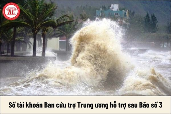 Số tài khoản Ban cứu trợ Trung ương?